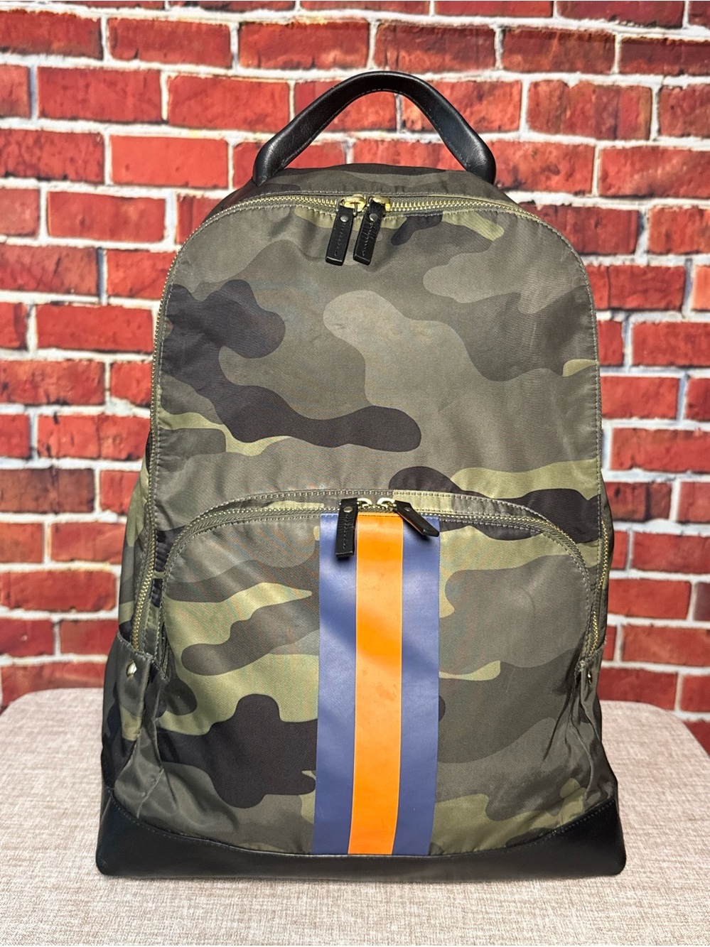 Pottery Barn Kids Mark & Graham Camo Dad Diaper Backpack